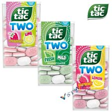 Tic Tac Two Sugar Free limão framboesa, hortelã, limão sabores morango 38,5g comprar usado  Enviando para Brazil