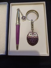 Diamante owl keyring for sale  REDDITCH