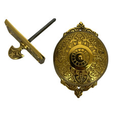 Usado, Antiga réplica vintage latão não elétrico manivela campainha de torção comprar usado Usado, Antiga réplica vintage latão não elétrico manivela campainha de torção comprar usado  Enviando para Brazil