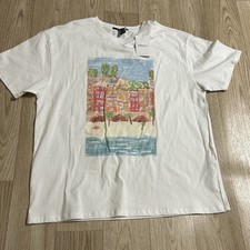 Camiseta Forever 21 Feminina Tamanho Grande Manga Curta Algodão Branco Sólido Nova Com Etiqueta comprar usado  Enviando para Brazil