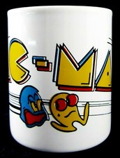 Caneca de café vintage Pac Man videogame arcade feita na Inglaterra no meio do caminho 1980 comprar usado  Enviando para Brazil