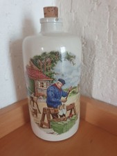 Alte handbemalte schnapsflasch gebraucht kaufen  Bunde