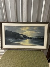Vintage coastal seascape for sale  Elmwood Park