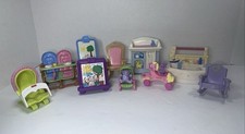 Cadeira de balanço Fisher Price Loving Family berço trocador brinquedos banho comprar usado  Enviando para Brazil