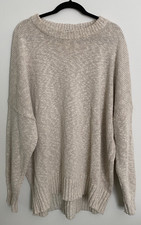 Suéter feminino JENNI KAYNE bege algodão linho gola redonda tamanho XXL tamanho grande comprar usado Suéter feminino JENNI KAYNE bege algodão linho gola redonda tamanho XXL tamanho grande comprar usado  Enviando para Brazil