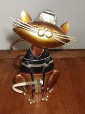 Sculpture chat métal d'occasion Sculpture chat métal d'occasion  Bénodet