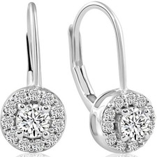 2ct halo diamond for sale  Libertyville