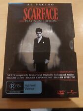 Conjunto de DVD Scarface Platinum Edition 2 discos caixa de aço deslizante Al Pacino R2 R4 comprar usado  Enviando para Brazil