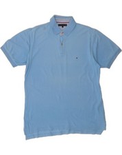 Męska koszulka polo TOMMY HILFIGER XL niebieska bawełna UX11, używany na sprzedaż Męska koszulka polo TOMMY HILFIGER XL niebieska bawełna UX11, używany na sprzedaż  Wysyłka do Poland