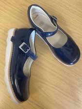 Girls clarks navy for sale  ASHBOURNE