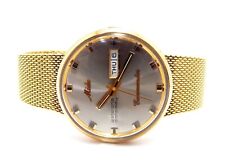 Usado, Relógio automático MIDO Commander Estelaris Datoday folheado a ouro 37mm masculino funcionando comprar usado  Enviando para Brazil