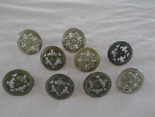 Lote 9 maçanetas de armário puxar filigrana ferragens ornamentadas vitorianas comprar usado  Enviando para Brazil