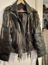 Women black leather for sale  LEICESTER