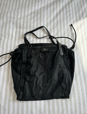 Black burberry tote for sale  LONDON