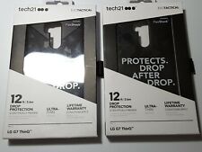 2 CASES TOTAL Tech21 Evo Tactical FlexShock Drop Protection LG G7 ThinQ -Preto  , usado comprar usado  Enviando para Brazil