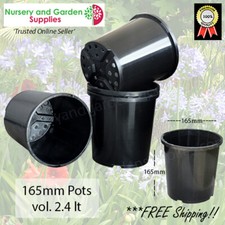 Vaso de plantas slimline preto 165 mm (1 gal) - Pacote com 10 comprar usado  Enviando para Brazil