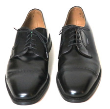 Sapatos sociais Johnston & Murphy Heritage biqueira preta 13 B trampolim, usado comprar usado  Enviando para Brazil