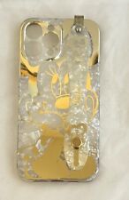 Capa transparente dourada Mickey's Minnie Mouse iPhone 13 celular Pro Max, usado comprar usado  Enviando para Brazil