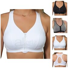 Sutiã esportivo feminino fecho frontal sem fio sem enchimento suporte médio Reino Unido plus size comprar usado  Enviando para Brazil