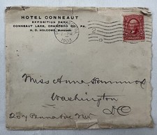 Blotter Pittsburg PA Blotter de Conneaut House c1903 historia postal de EE. UU. #307 segunda mano  Embacar hacia Mexico
