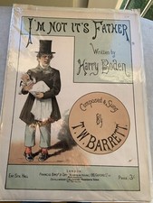 Victorian music sheet for sale  LONDON