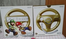 Controle de volante Nintendo Wii Club Nintendo Mario Kart dourado Japão novo, usado comprar usado  Enviando para Brazil