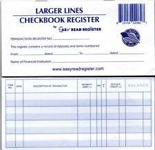 Larger lines checkbook for sale  Bixby