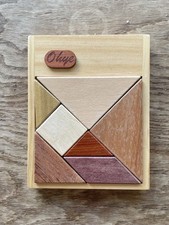 Montessori wooden tangram for sale  SOLIHULL