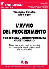 Avvio del procedimento. usato  Italia