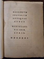 1541 Gallorum Insubrum antiquae sedes. na sprzedaż  Wysyłka do Poland
