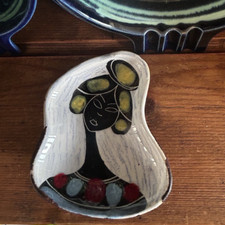 Small sgrafitto lady for sale  WELLS