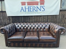 Antique brown leather for sale  BOSTON