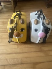 Cow leopard suitcases for sale  MARGATE