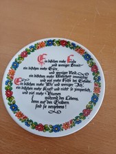 Kleiner porzellanteller spruch gebraucht kaufen  Kaiserslautern