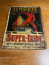 Targa Pubblicitaria Super-Iride -Ditta Ruggero Benelli Prato-Italy  Anni’50 comprar usado  Enviando para Brazil