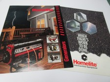 Homelite generators brochures for sale  Myerstown