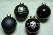 Christbaumkugel totenkopf goth gebraucht kaufen  Deutschland