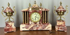 Clock vintage marble for sale  ROCHFORD