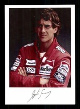 Ayrton Senna Autogrammkarte Formel 1 Weltmeister comprar usado  Enviando para Brazil