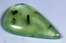 Usado, 35 CT PEDRA PRECIOSA CABOCHÃO DE PERA PREHNITA VERDE TRANSLÚCIDA NATURAL FH-440 comprar usado  Enviando para Brazil