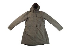 Jaqueta de chuva feminina NAU grande cinza carvão verde zíper completo capa de chuva removível, usado comprar usado  Enviando para Brazil