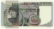 10000 lire ritratto usato  Pignataro Maggiore