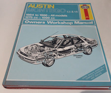 Haynes workshop manual for sale  SPALDING