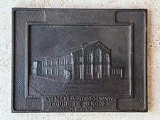 Placa de ferro fundido industrial vintage Grand Rapids Gallmeyer & Livingston Vogler comprar usado  Enviando para Brazil