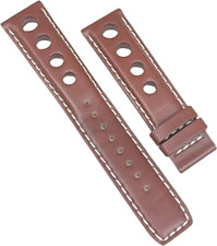 TISSOT - PULSEIRA - COURO GENUÍNO - 20 X 18MM - MARROM - NOS comprar usado  Enviando para Brazil