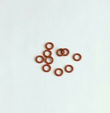 Anel O de silicone vermelho 6mm ID x 2mm C/S. Escolha a quantidade. 6x2. Novo. Métrica. comprar usado  Enviando para Brazil