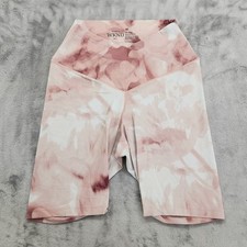 Bicicleta curta feminina SOMA Weekend 24/7 cintura cruzada 8 polegadas M rosa Athleisure comprar usado  Enviando para Brazil