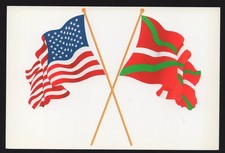 Cartão postal - Patch de emblema de símbolo de bandeiras bascas dos Estados Unidos  comprar usado  Enviando para Brazil