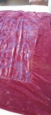 Crushed velour raspberry for sale  NORWICH