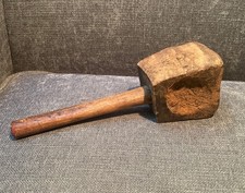 Pátina antiga de madeira Burl triturador de martelo 12"" comprar usado  Enviando para Brazil